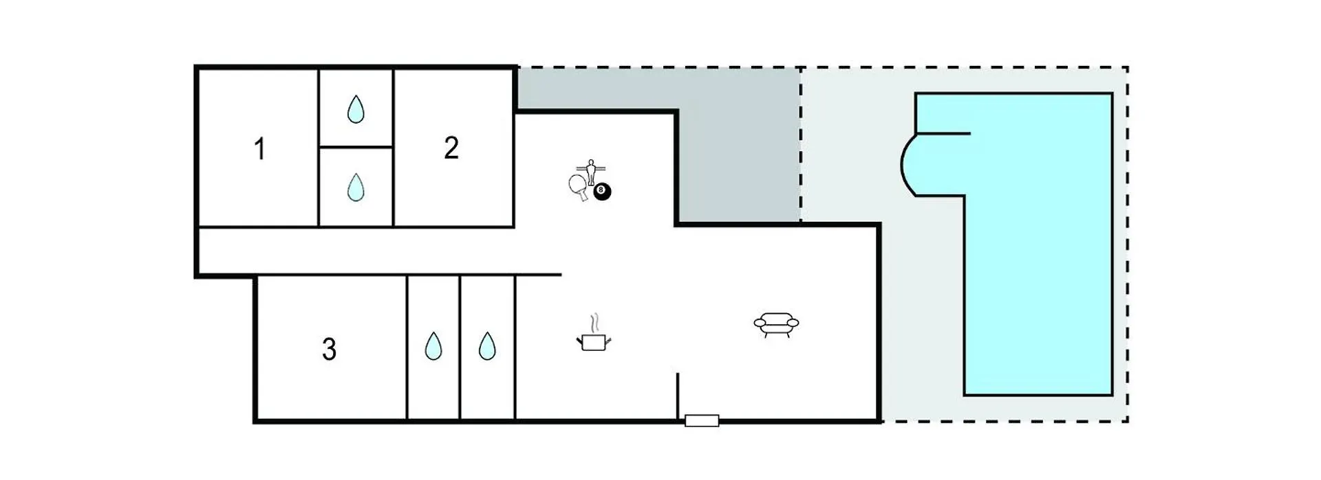 Feriehus Villa Eleni Ljubač Kroatien
